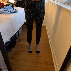 Jules & Leopold Black and White Patterned Pants